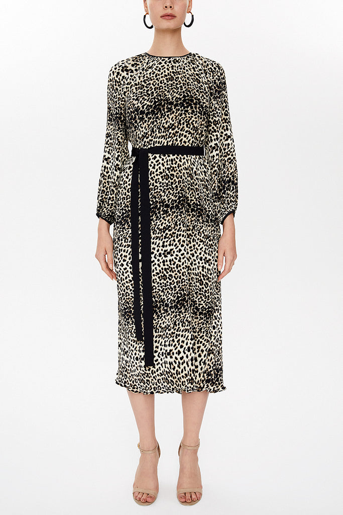 Pars Pleated midi dress 92914