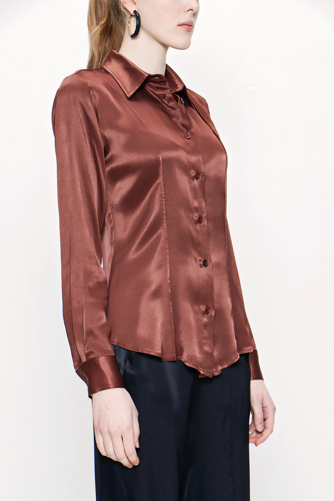 Brown Slim fit shirt 10760