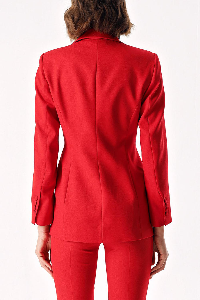 Red Classic blazer jacket 61171