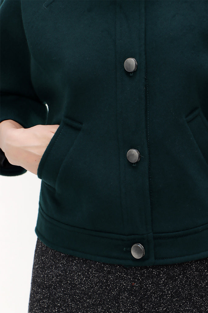 Green WOOL JACKET 60790