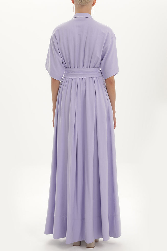 Lilac Laced maxi  dress 92352