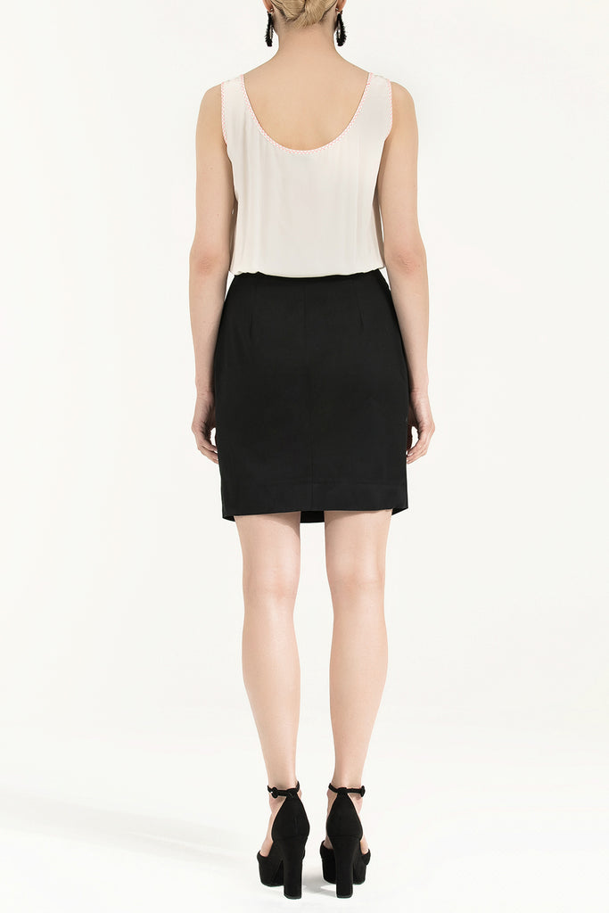 İpek Elbise Siyah 90661