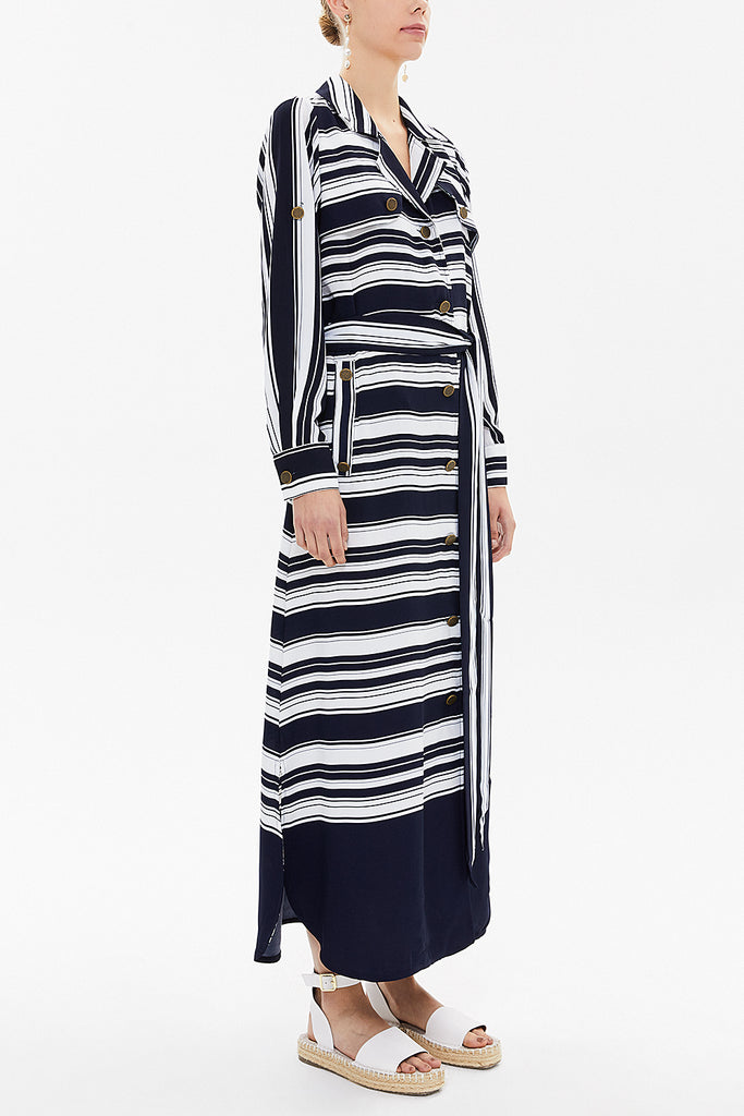 Black Pocket maxi dress 92979