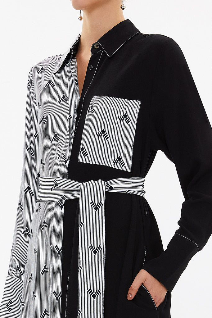 Black Wide cut maxi dress 92569