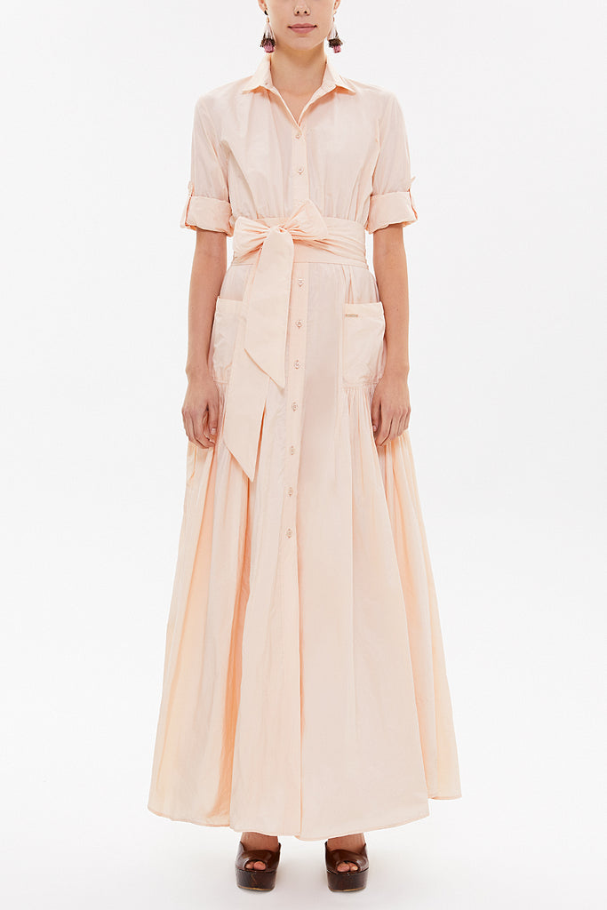 Stone Pleated detail maxi dress 93131