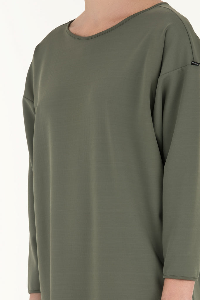 Bol Kesim Örme Uzun Elbise 92175