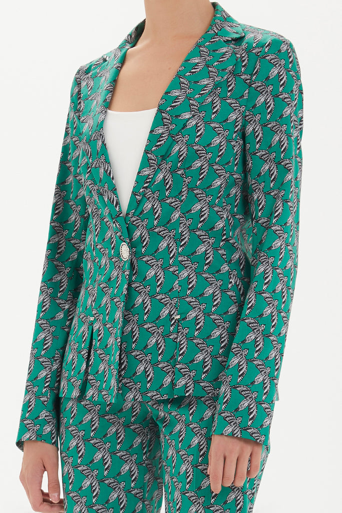 Green Blazer jacket 61066