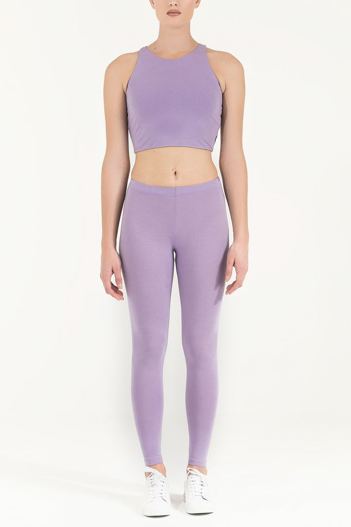 Lilac Woven  leggings 41164