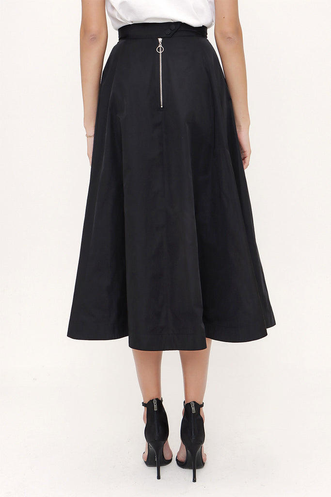 Black Pleated skirt 81177