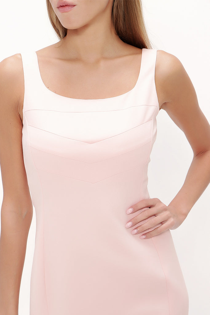 Pink Strappy maxi dress 91840