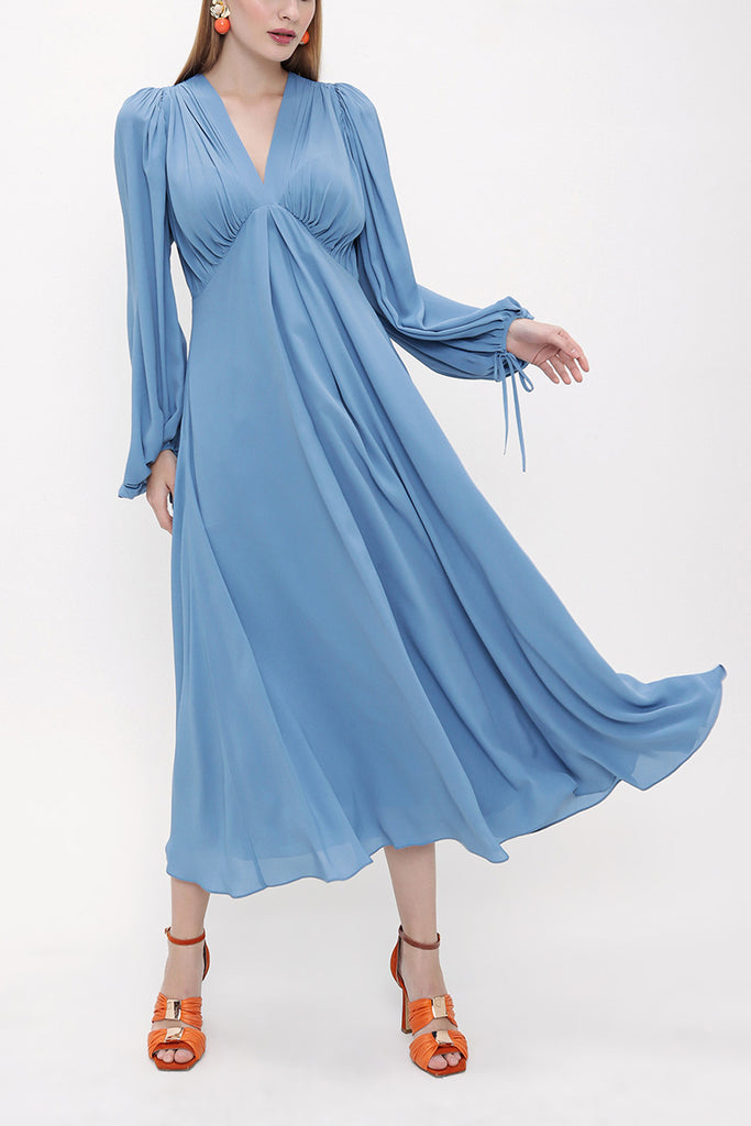 Blue Viscosa dress 93847