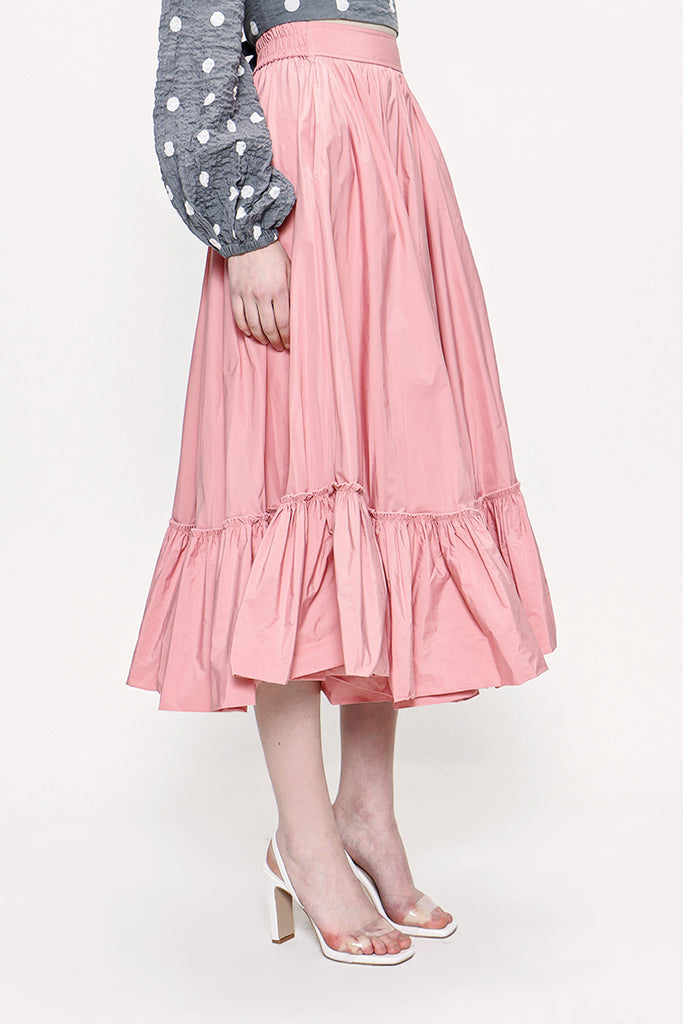 Pink Pleated skirt 81184