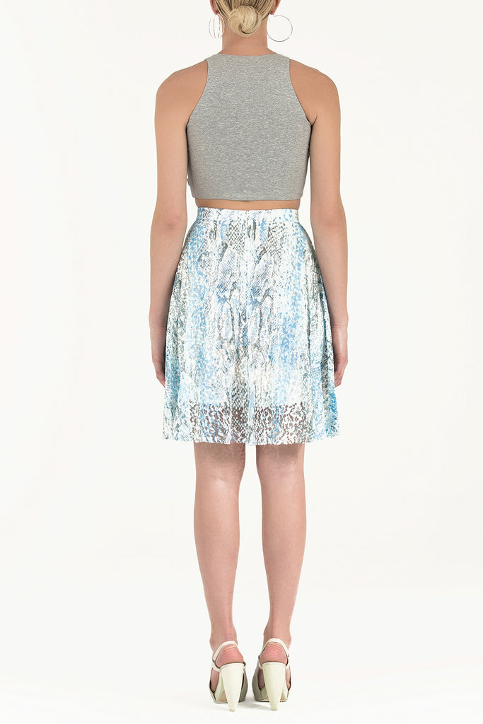 Blue Lace  bell skirt  80719