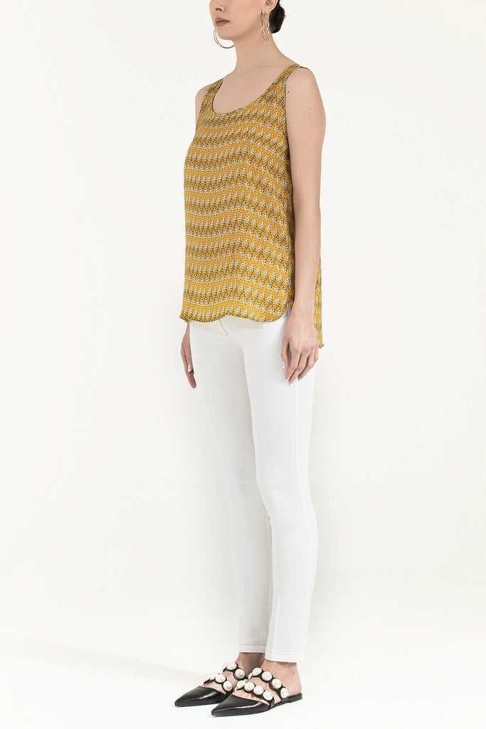 Desenli Kolsuz Bluz 19561