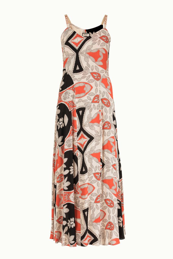 Kristal Taşlı Kolsuz Elbise Bej 92337