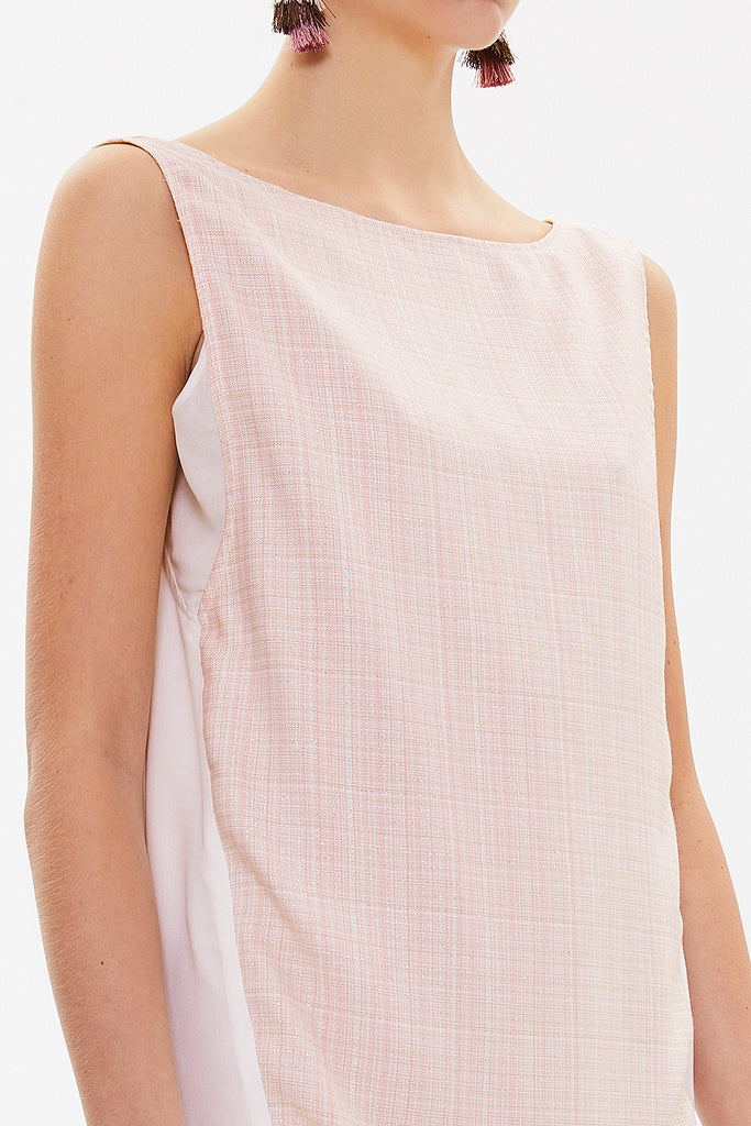 Ecru Printed Slim fit  mini dress  91025