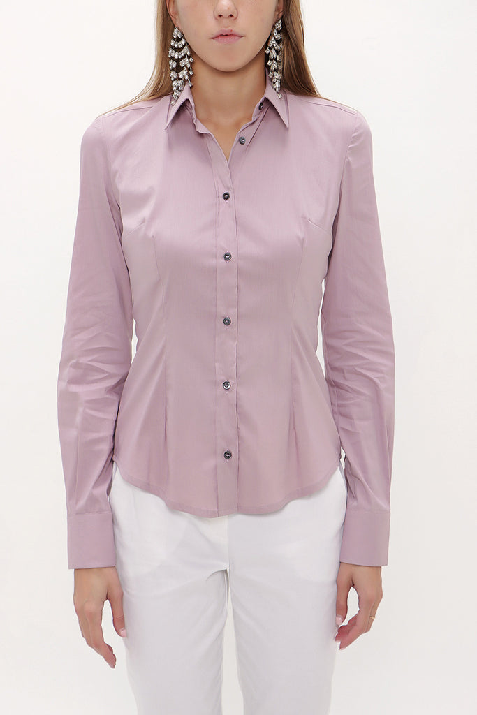 Dried Rose Poplin shirt 10630