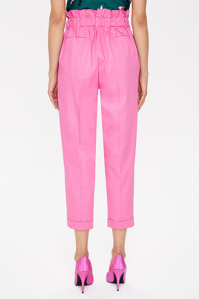 Fuchsia High waist  Pleated pants 41370