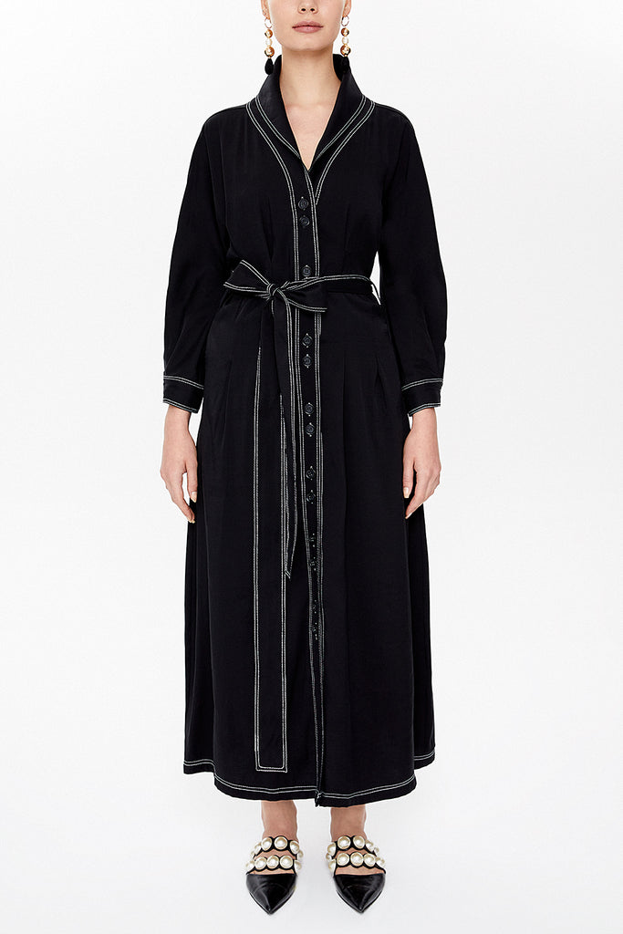 Black Tie maxi dress 92977