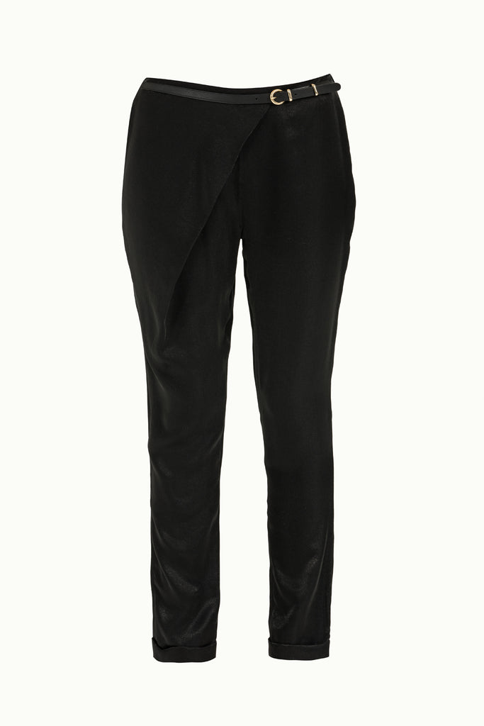 Black Wide cut pants 40887