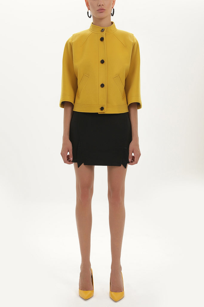 Mustard WOOL JACKET 60790