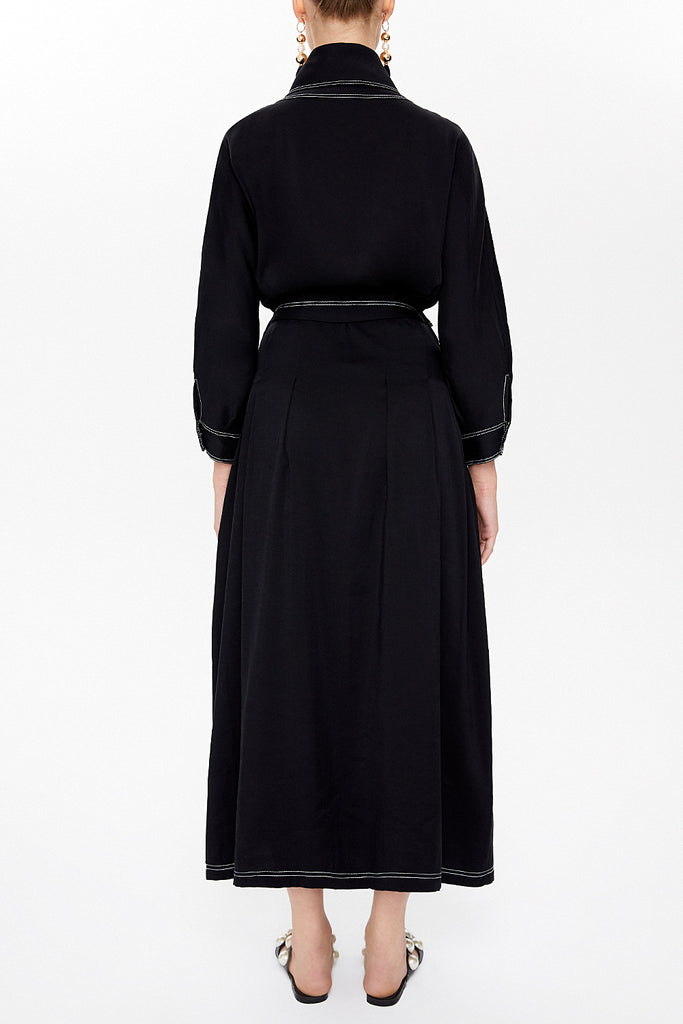 Black Tie maxi dress 92977