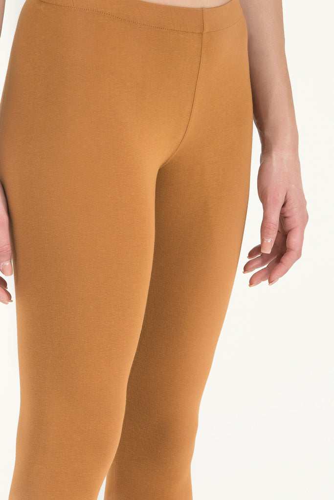 Mustard Woven  leggings 41164