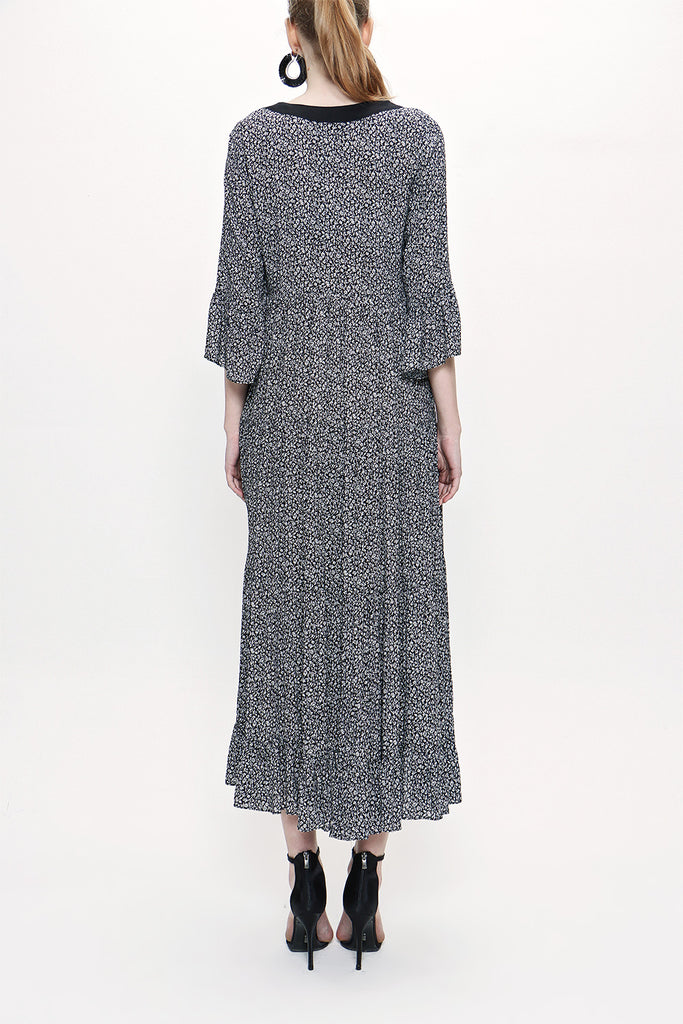 Black Pleated dress 93769