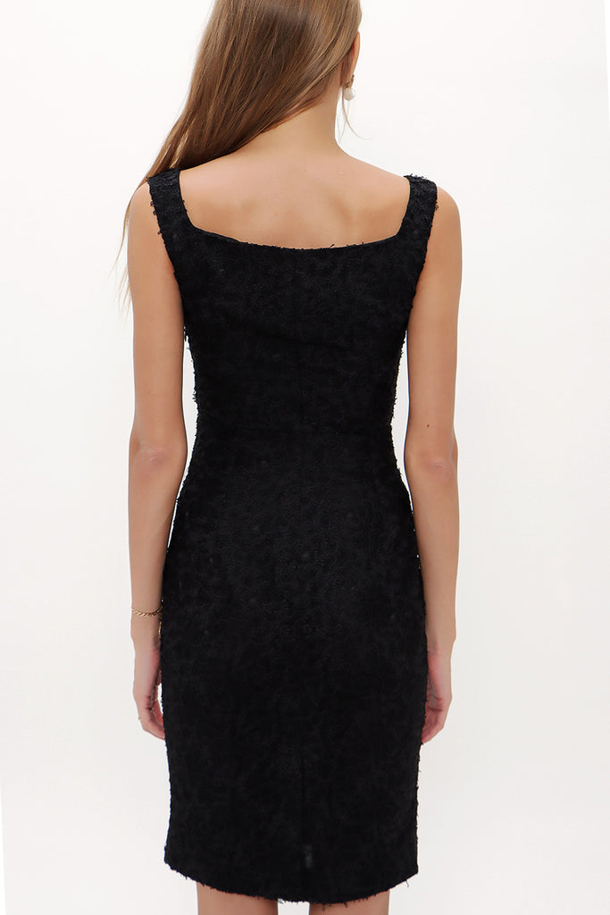 Black Lace mini dress 90892