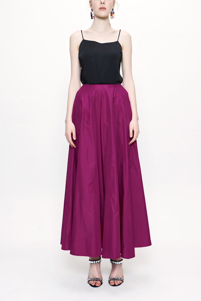 Fuchsia High waist skirt 81181