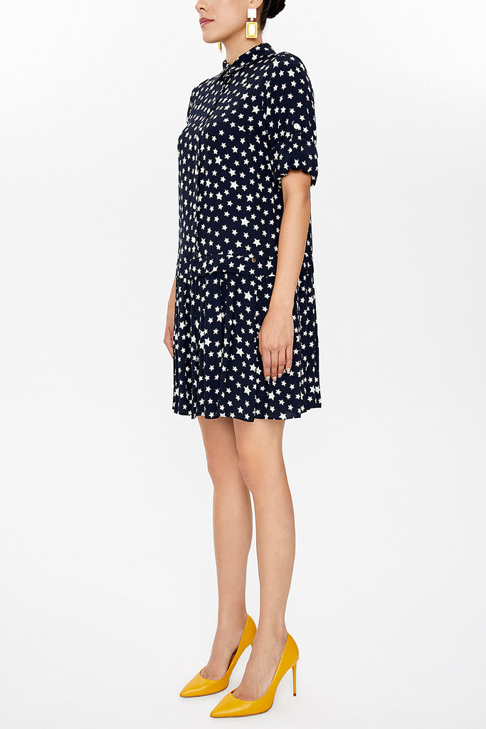 Navy Blue Mini dress 93168