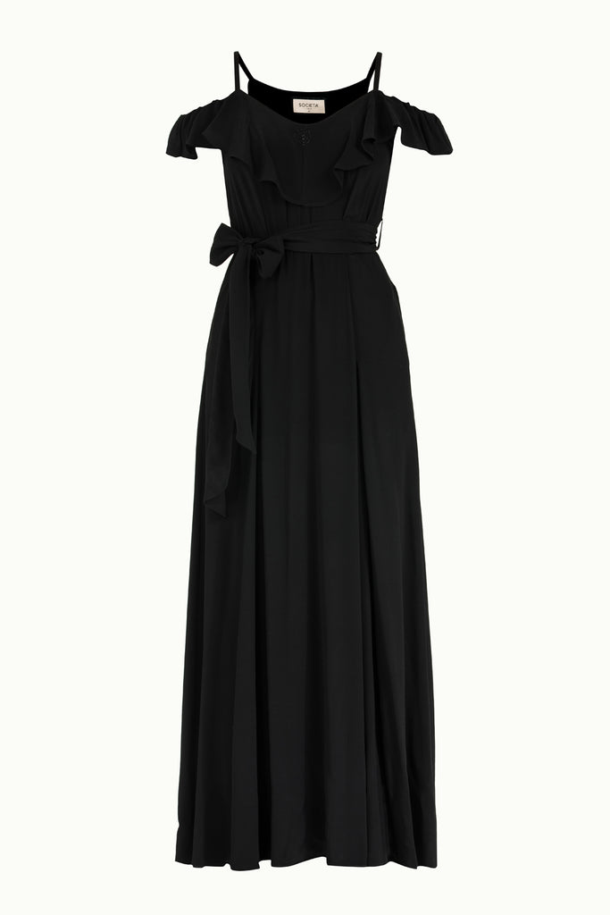 Valon Düşük Omuz Elbise