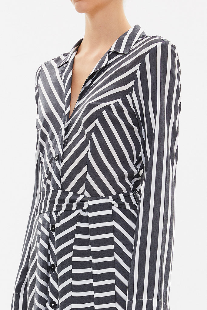 Black Crushed midi dress 92789