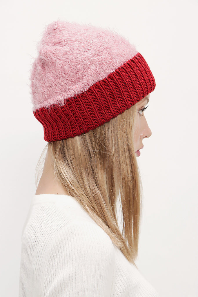 Red Knit  hat 28593