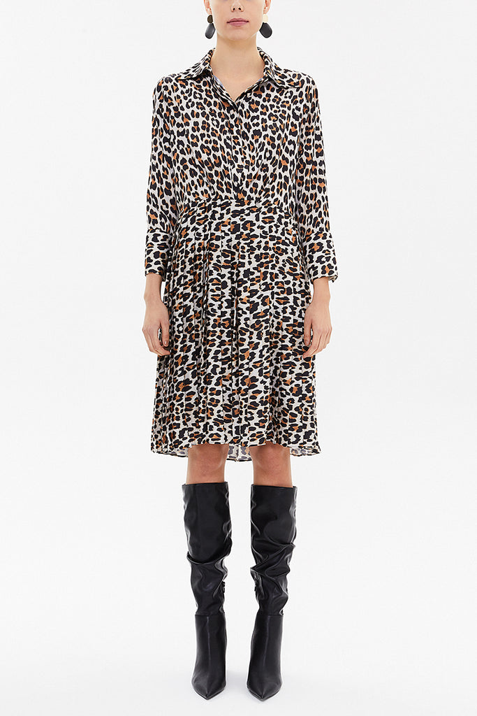 Pars Pleated mini dress 92649