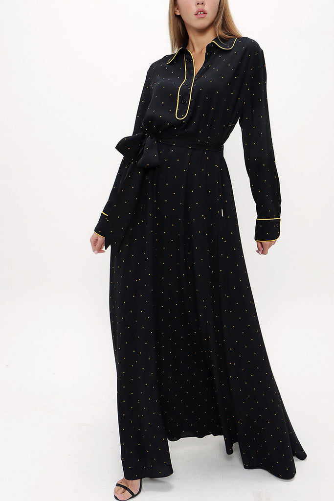 Patterned Wide cut dress 93480