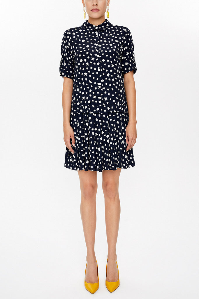 Navy Blue Mini dress 93168