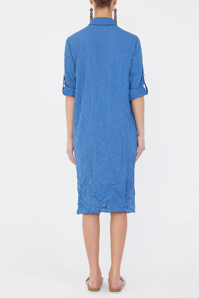 Blue Shirt dress 10728