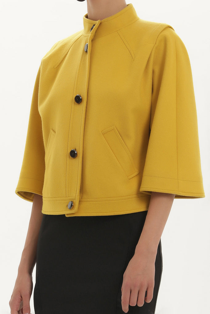 Mustard WOOL JACKET 60790