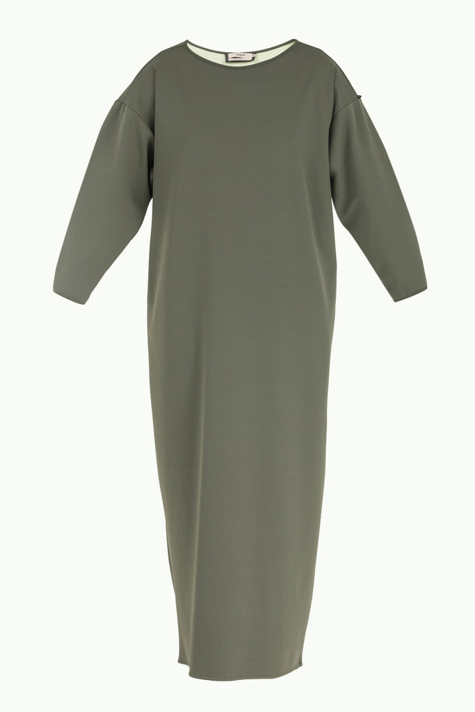 Bol Kesim Örme Uzun Elbise 92175