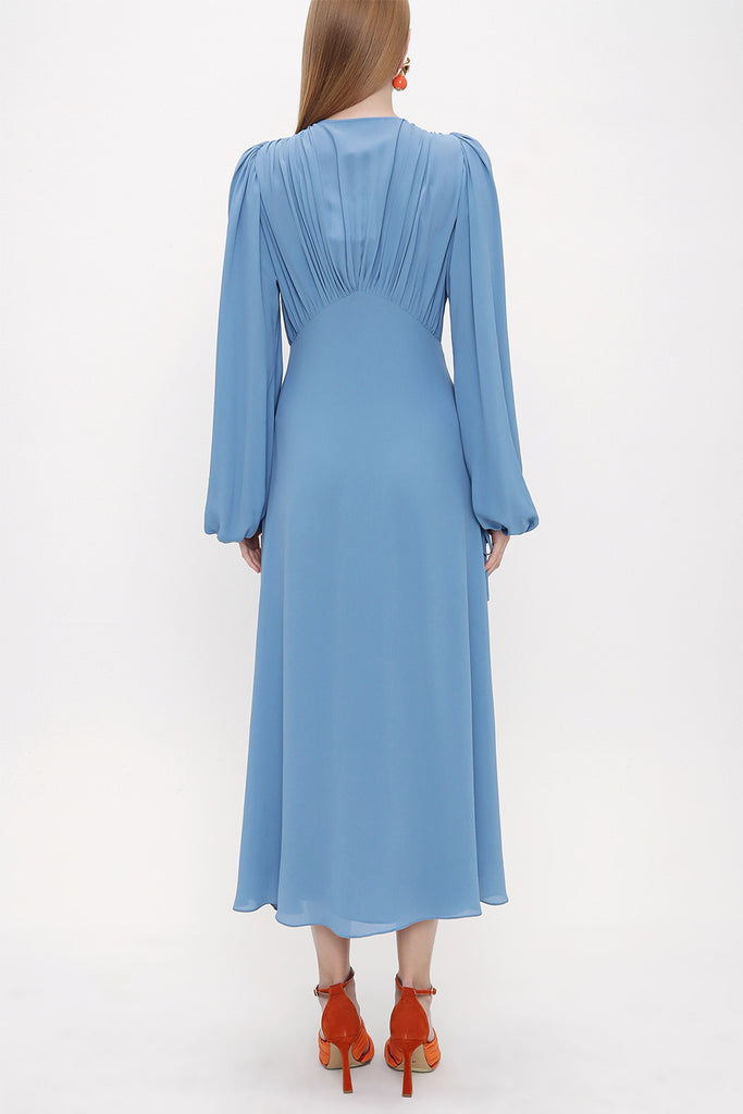 Blue Viscosa dress 93847