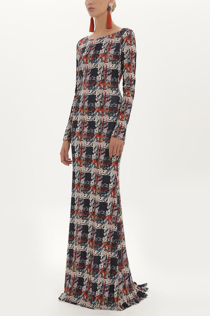 Patterned Patterned maxi dress 92139