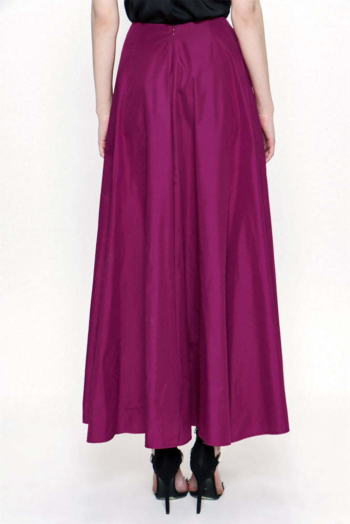 Fuchsia High waist skirt 81181