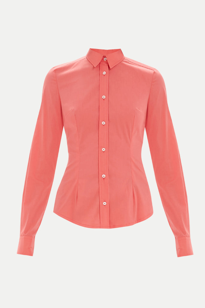 Red Poplin shirt 10630