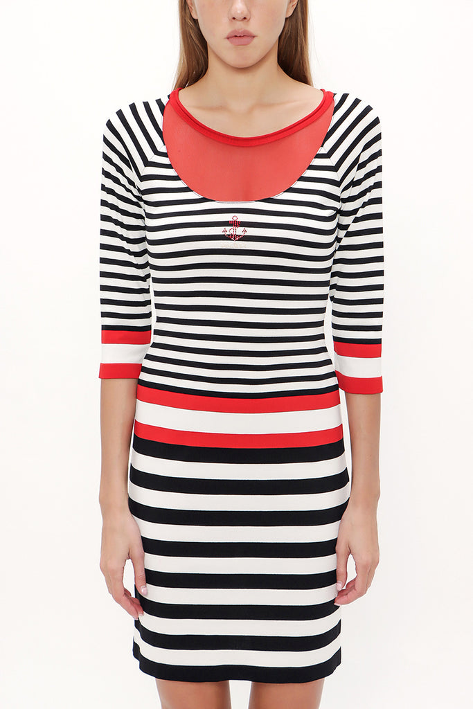 Black Knit dress 28058