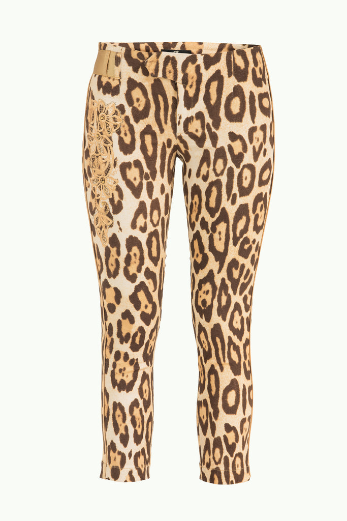 Pars Leopardskin  Printed pants 40904