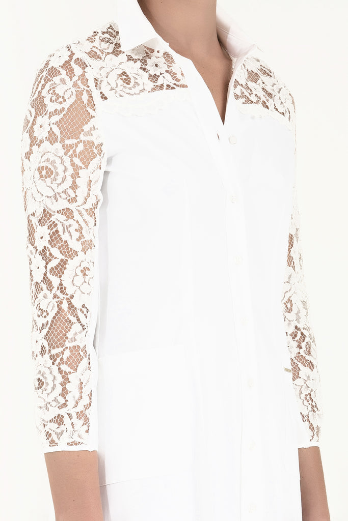 Dantelli Uzun Elbise 92248