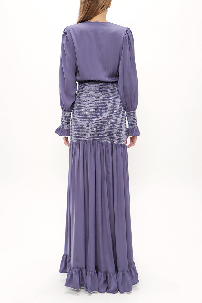 Plato Fancy seam maxi dress 92920