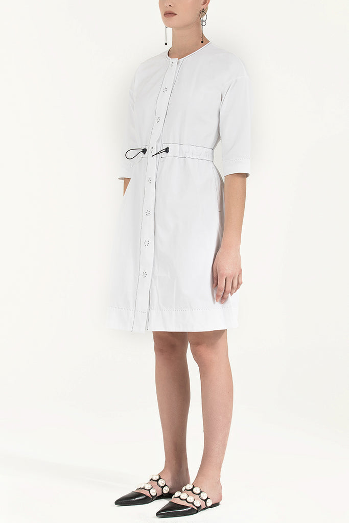 Kordonlu Mini Elbise 92123