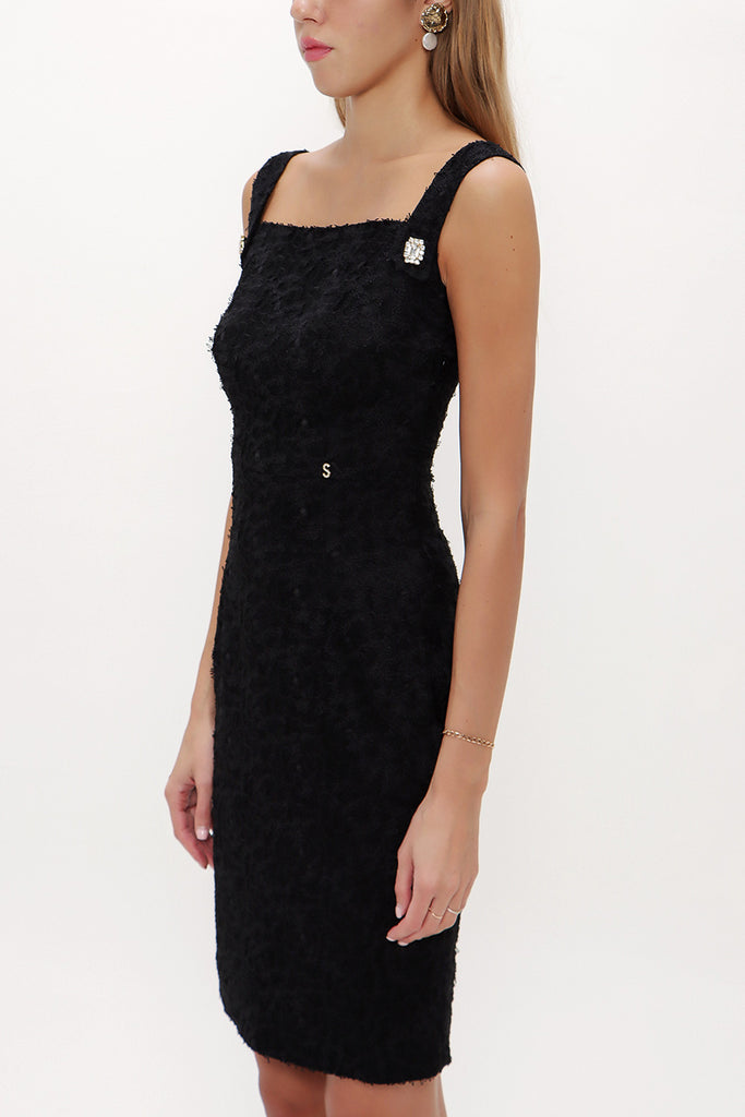 Black Lace mini dress 90892